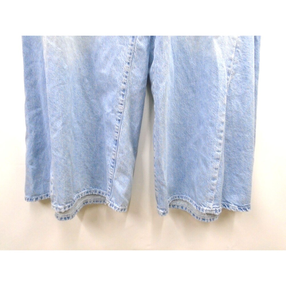 Free People We The Free CRVY Libre Ultra-wide Leg Bell Jeans High Rise Size 27 - Picture 8 of 11
